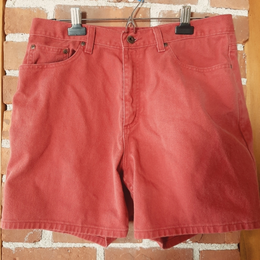 Red L.L. bean shorts
